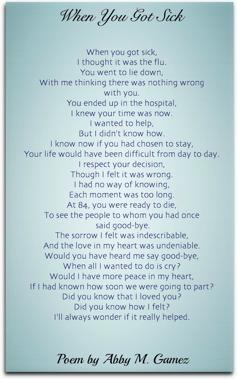 poems for terminally ill