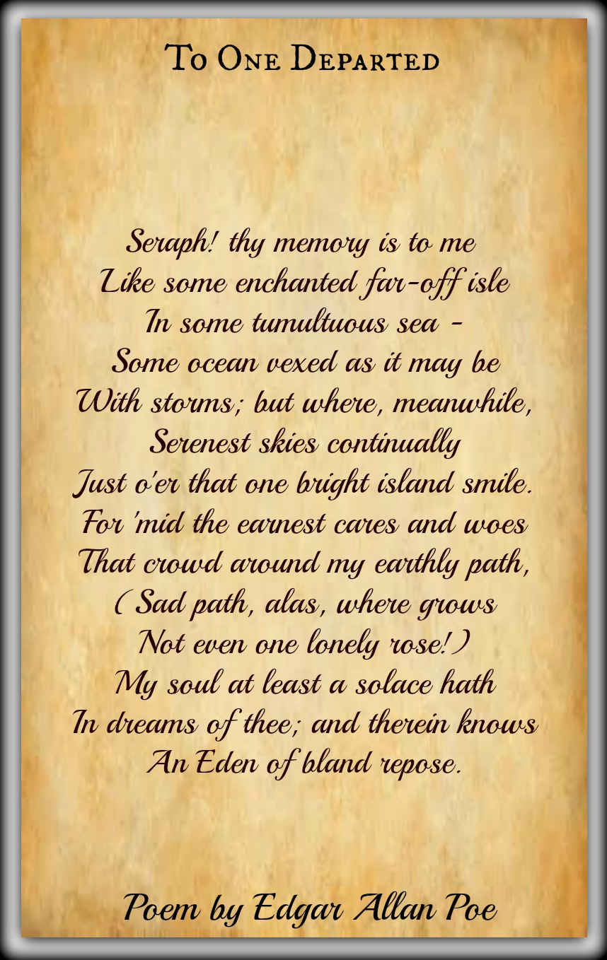 Edgar Allan Poe Poems | Classic Famous Poetry