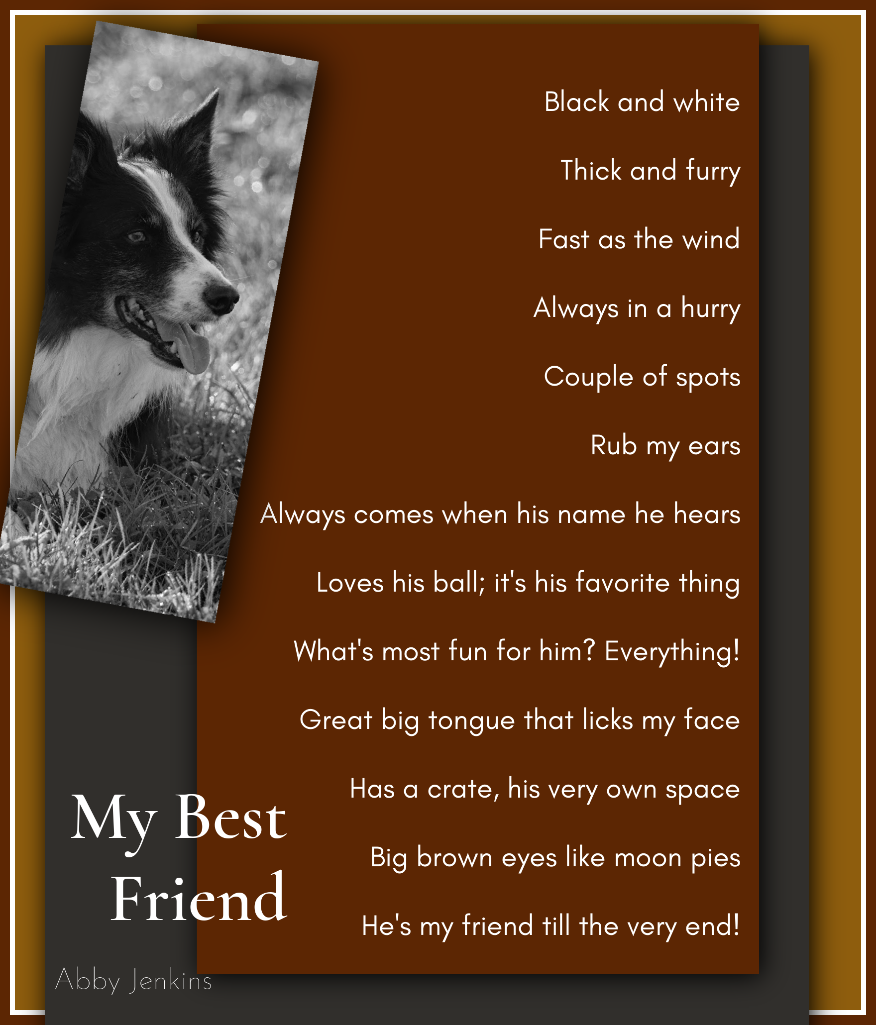 My Best Friend Poems