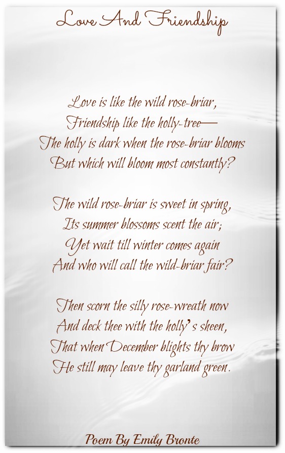 Love And Friendship | Nature Poems