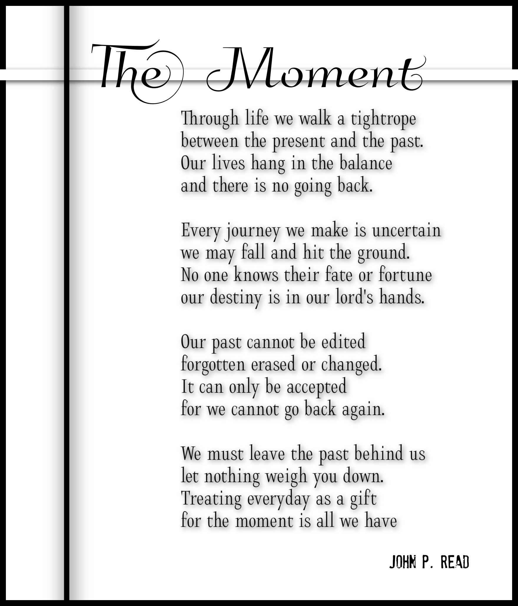 The Moment-John P. Read | Latest Additions To Nature Poems/titleu003e