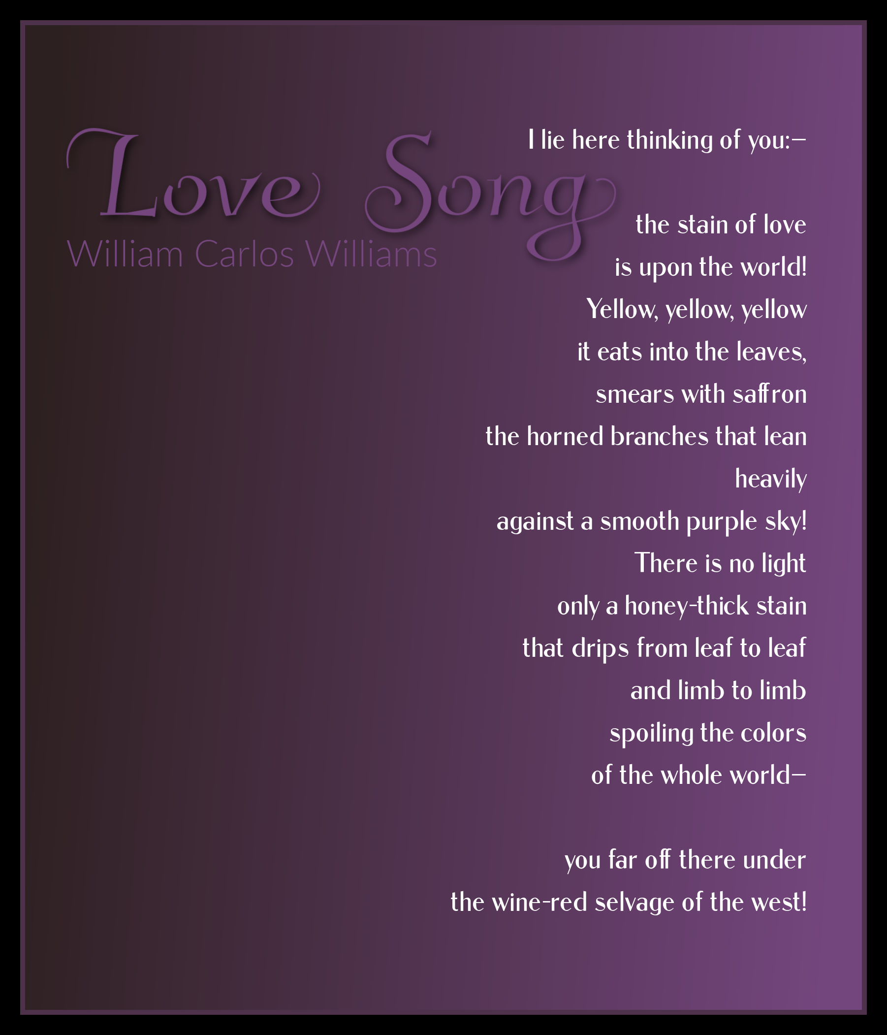 Famous Love Poems Classic Poetry