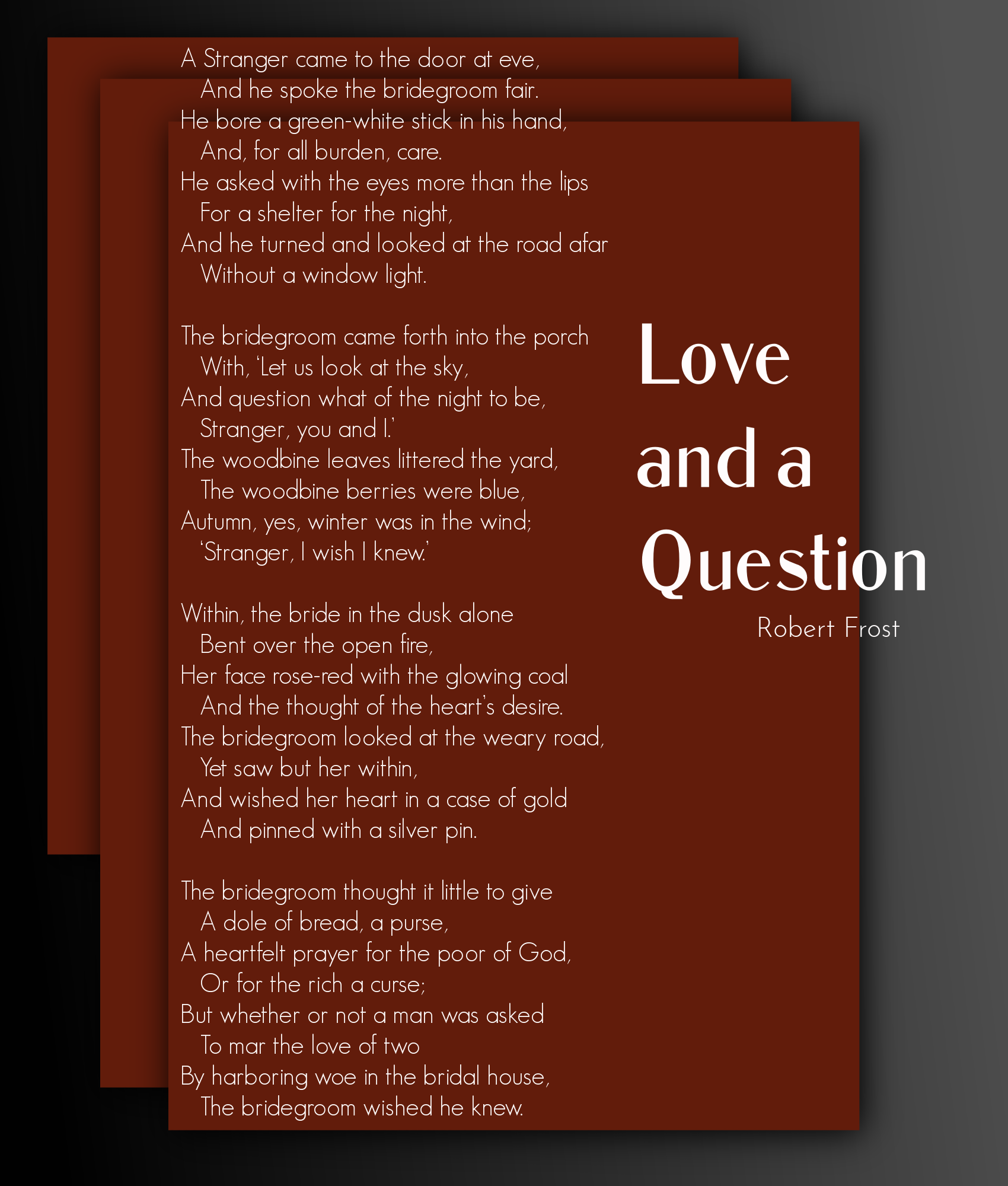 Famous Love Poems Classic Poetry