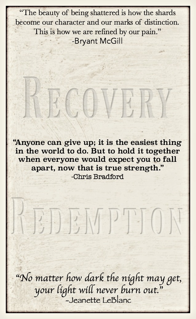 Expressing one's pain and paths to recovery