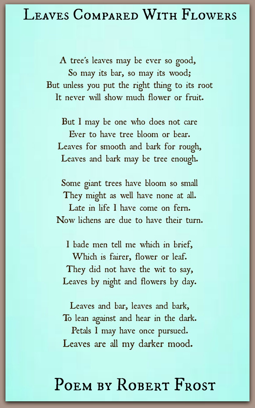 Robert Frost Short Poems Sitedoct
