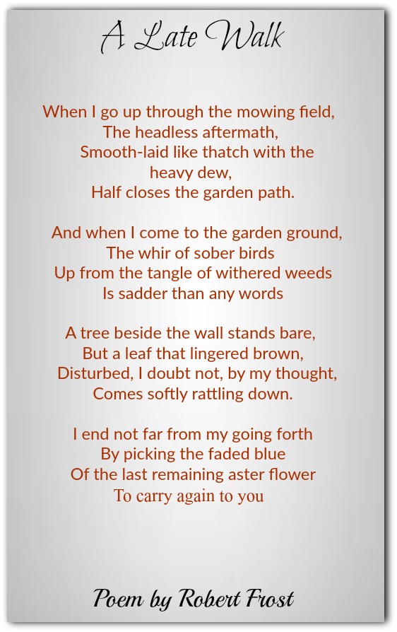 Nature Poems By Robert Frost