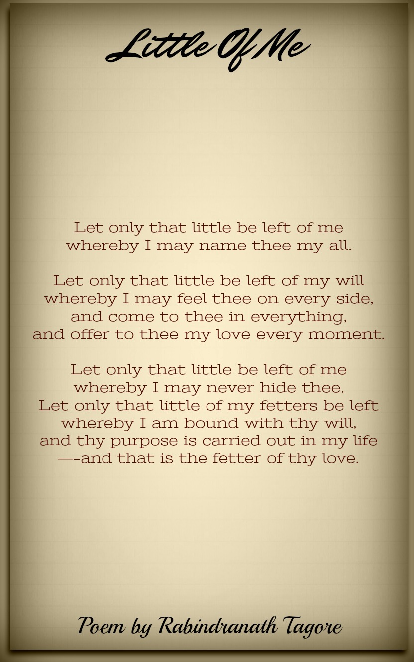 Famous Poems On Nature By Rabindranath Tagore In English Sitedoct