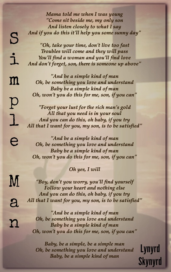 Simple Man | Daily Inspiring Words