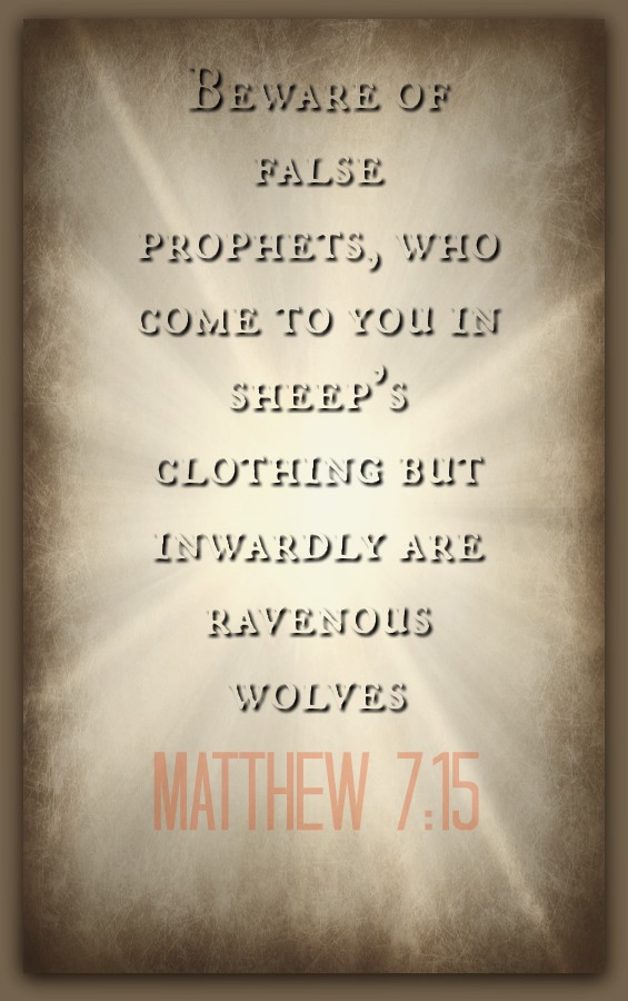 what does matthew chapter 7 verse 15 mean