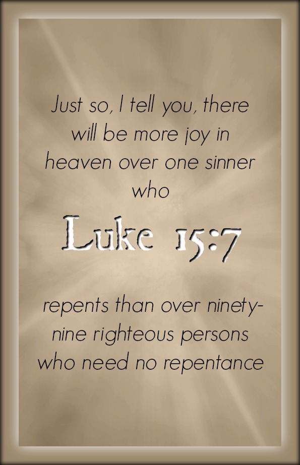 Image result for Luke 15:7